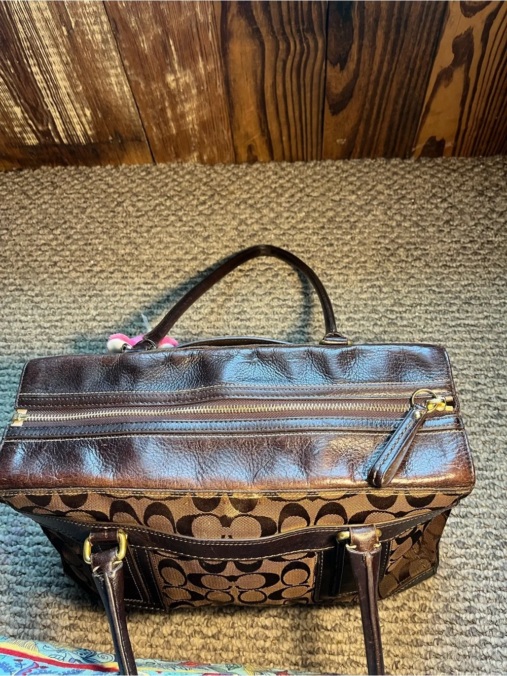 Chocolate Brown Coach bag